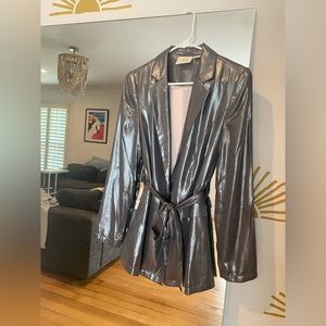 Anthropologie Shiny Blazer